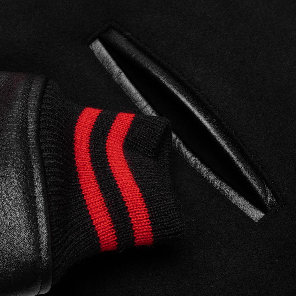 Devil Varsity Jacket - Black