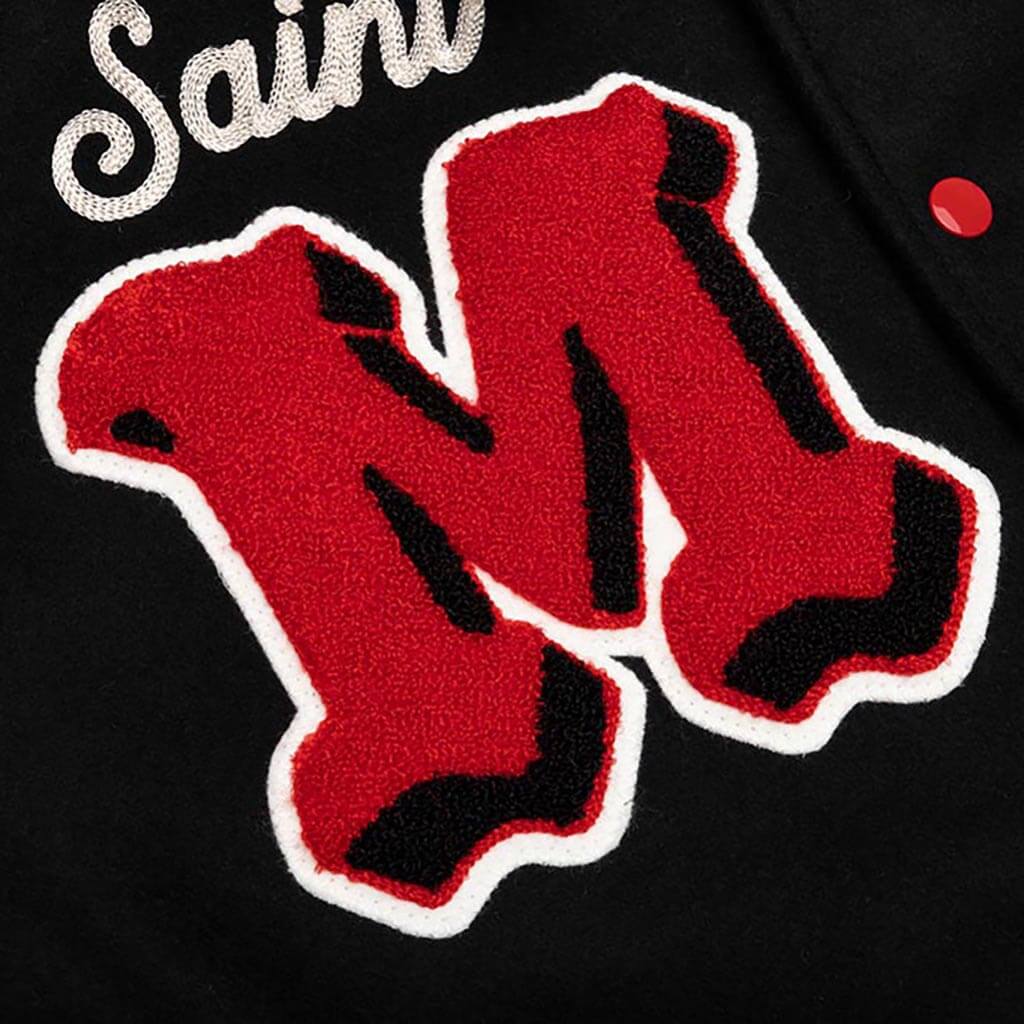 Devil Varsity Jacket - Black