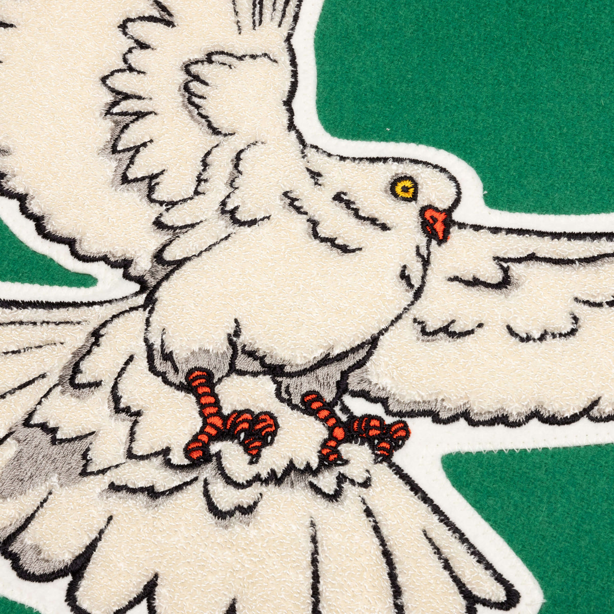 Shermer Academy Pigeon Varsity Jacket - Green