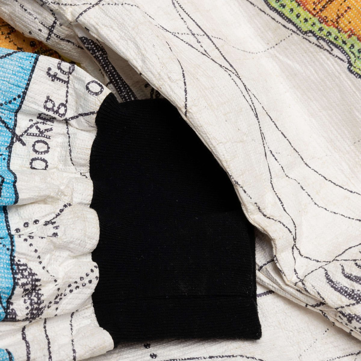 Dr. Woo World Map Jacket - White