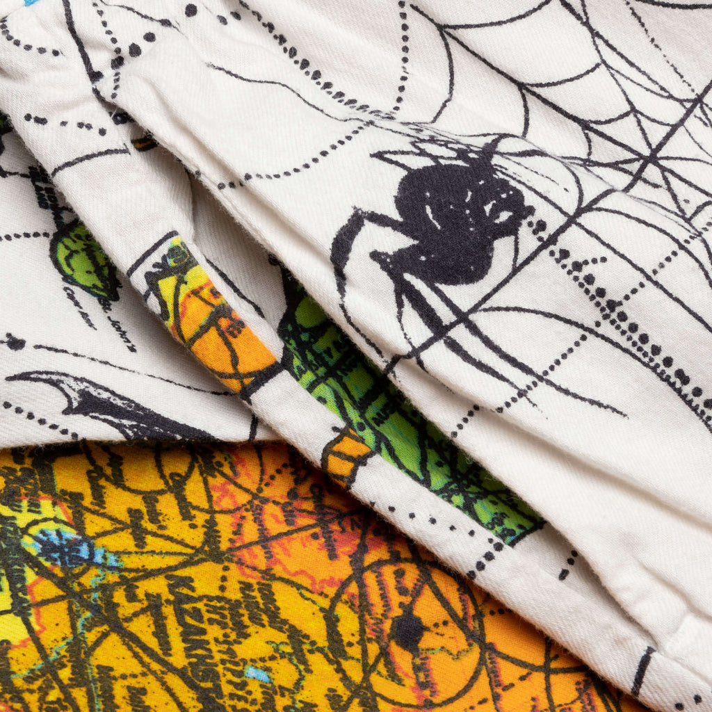 Dr. Woo World Map Pajama Pant Map - White