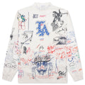 Born X Raised LA L/S Tee - White