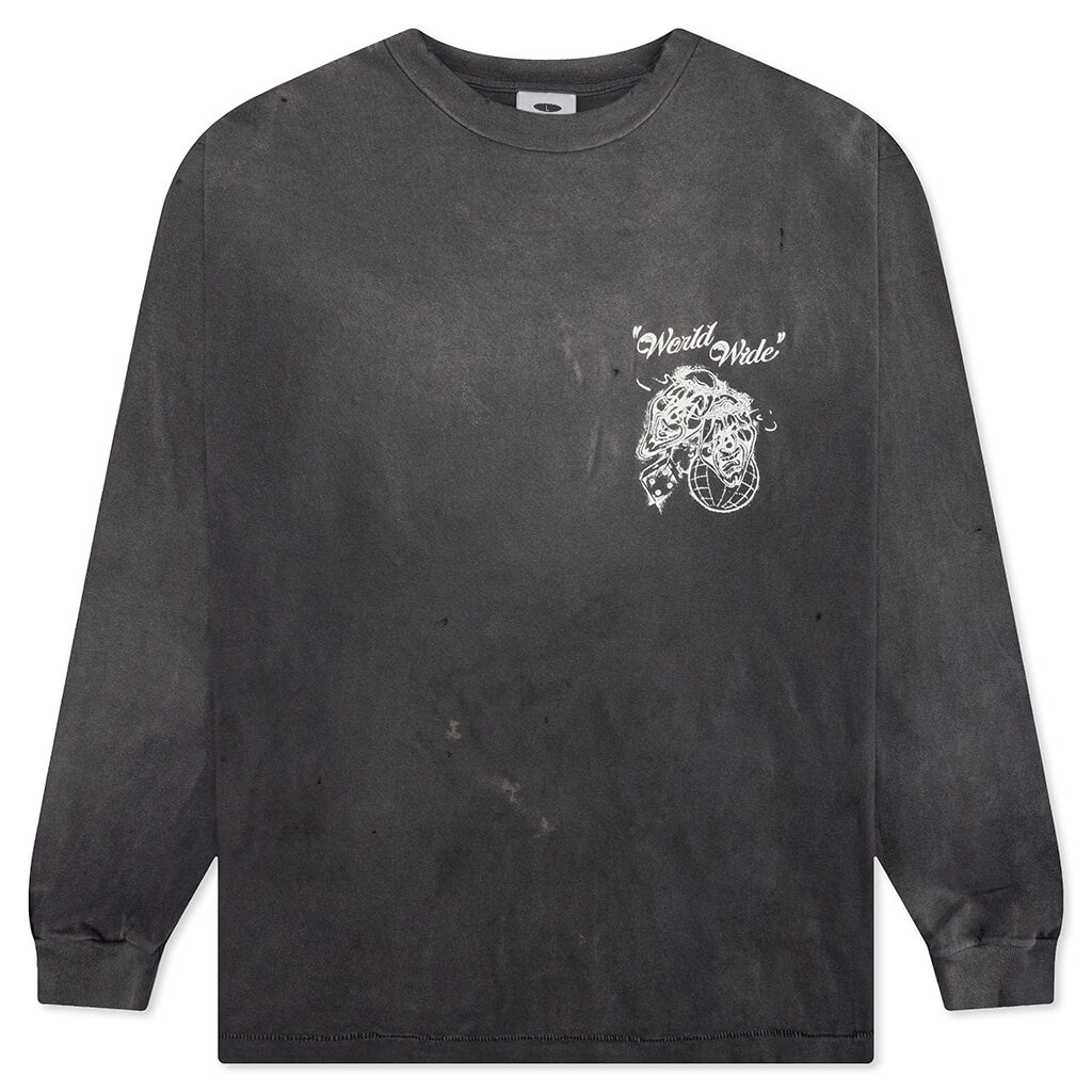 Born x Raised Born Saint L/S Tee - Black