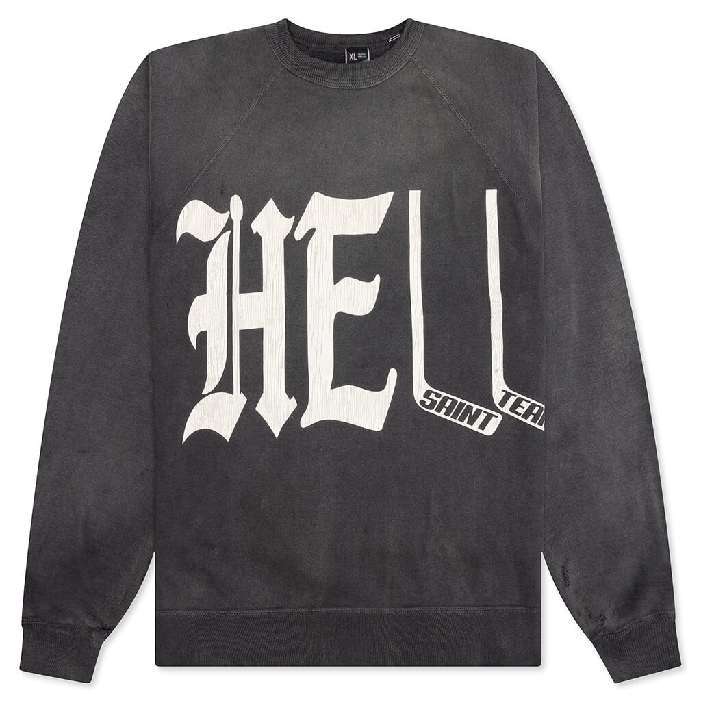 Denim Tears Hell Crew Sweater - Black