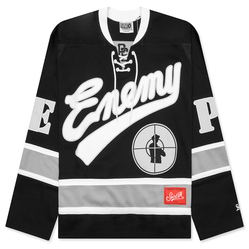 Public Enemy Saint Enemy Game Shirt - Black