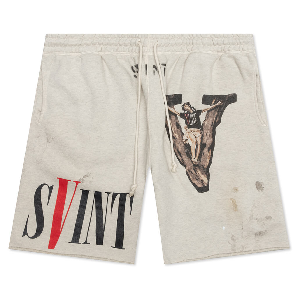 Vlone Sweat Shorts - Grey