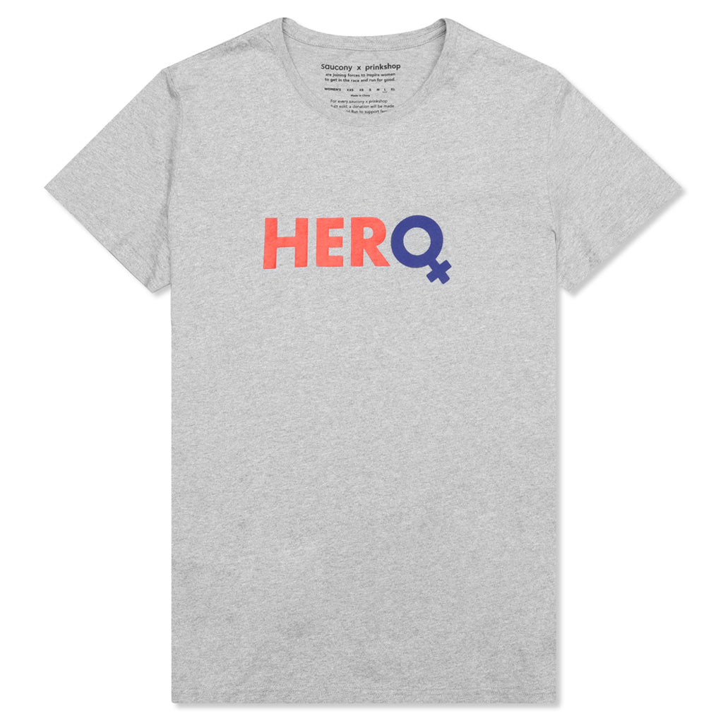 Prinkshop Women's Hero T-Shirt - Light Grey Heather
