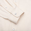 Cream Denim Shirt with Trunakaroo Plaque - Bone