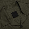 Boxy Fit Hawaiian Shirt - Khaki