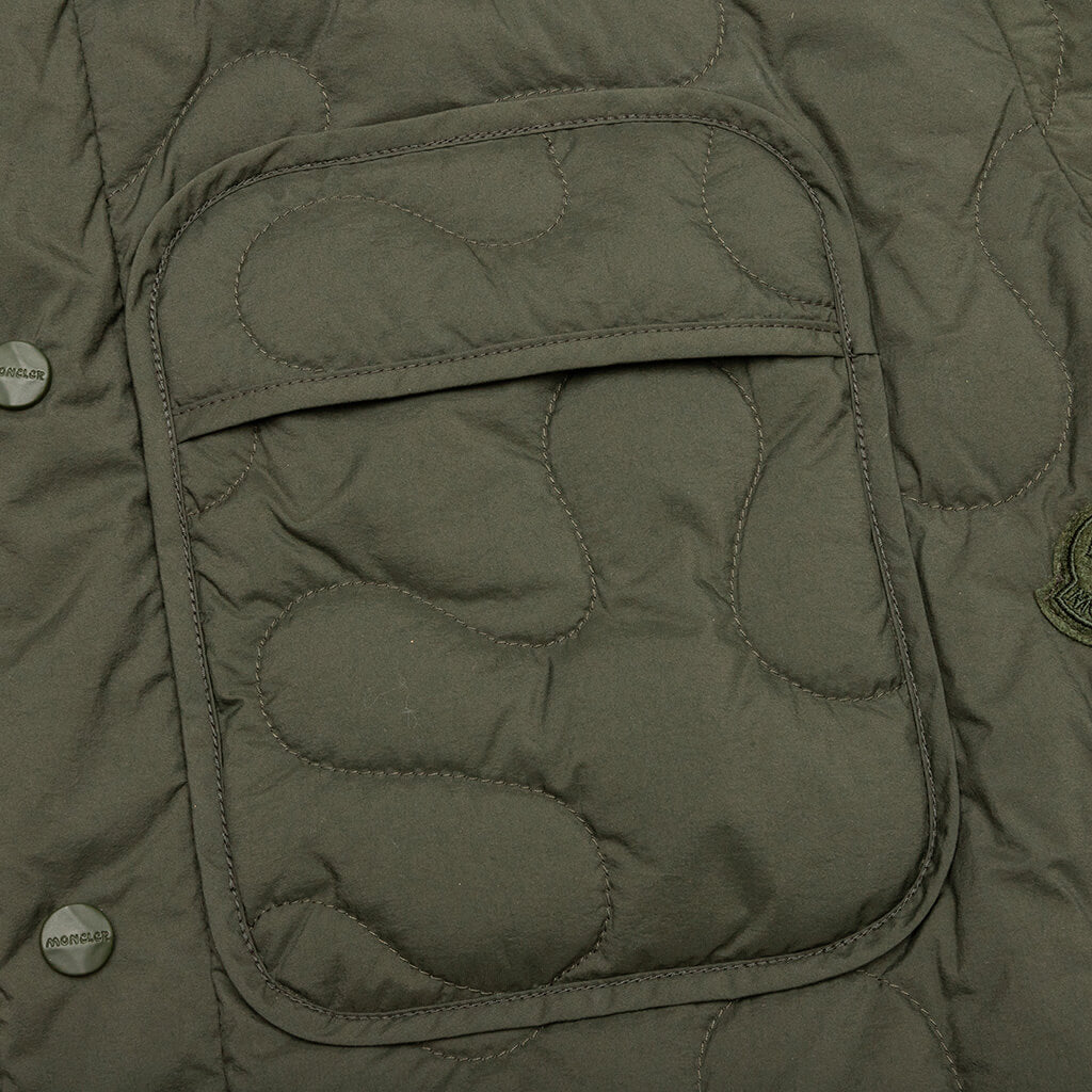 Salehe Bembury Padded Shirt - Dark Green