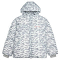 Tiger Puffer Jacket - White/Grey