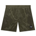 Nylon Metal Swim Trunks B0943 - Olive