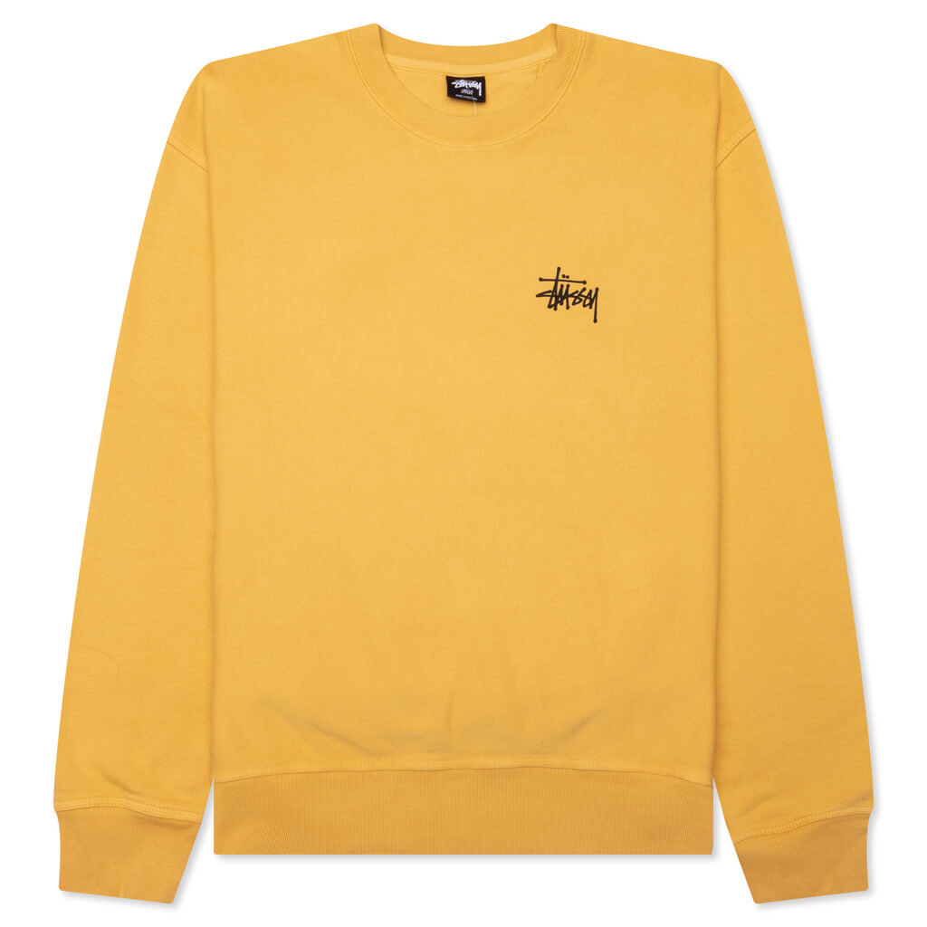 Basic Pigment Dyed Crew - Honey
