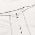 Reverse Applicated Stitch Logo Zipped Hoodie - Ecru