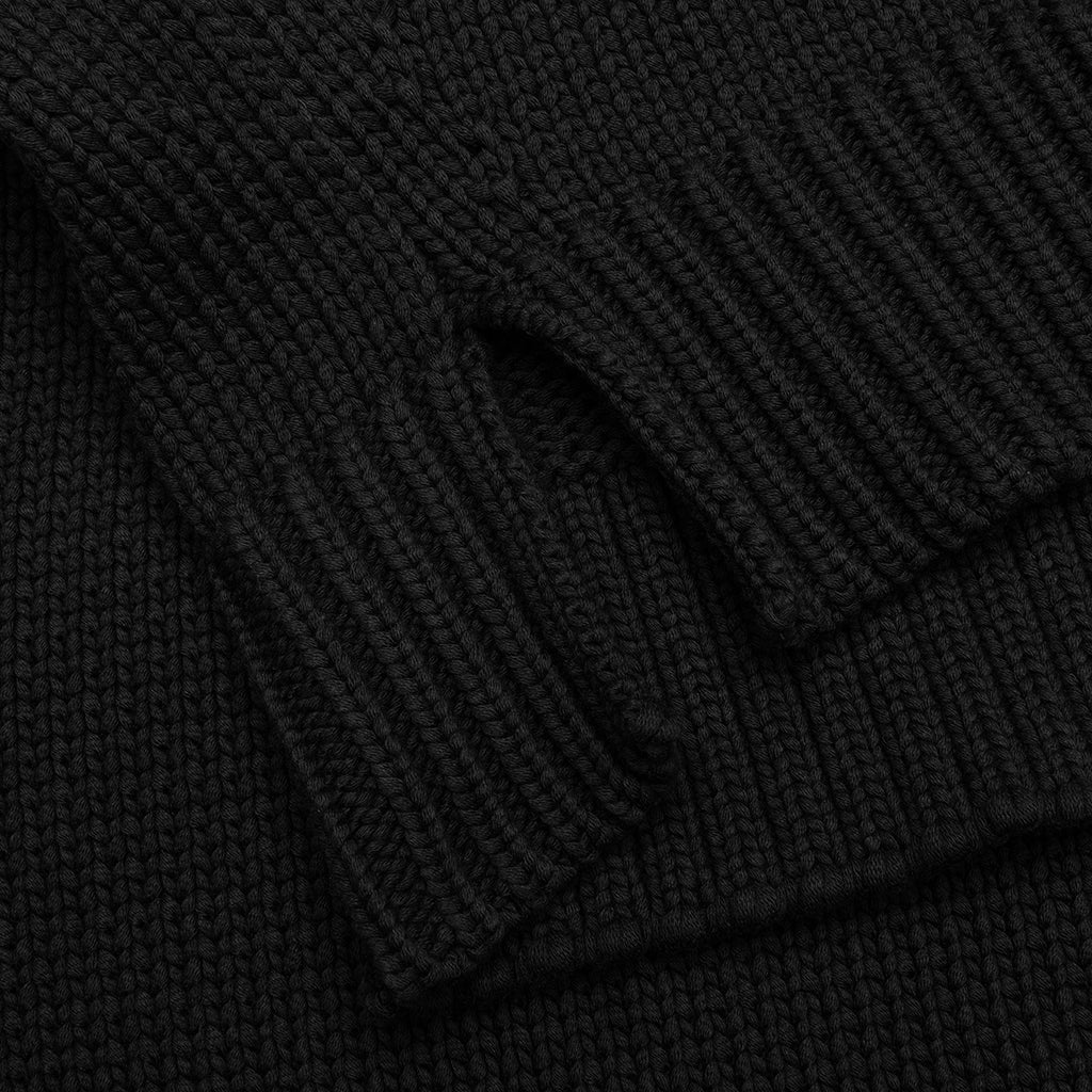 Boyfriend Loose Fit Sweater - Black