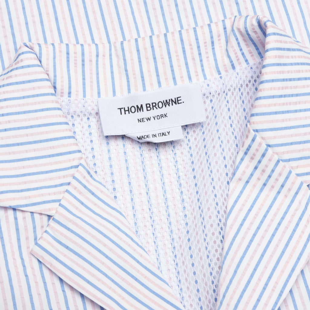 Seersucker Swim Shirt - Light Blue