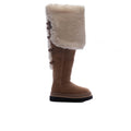 Sacai Women's Thigh High Boot - Chestnut