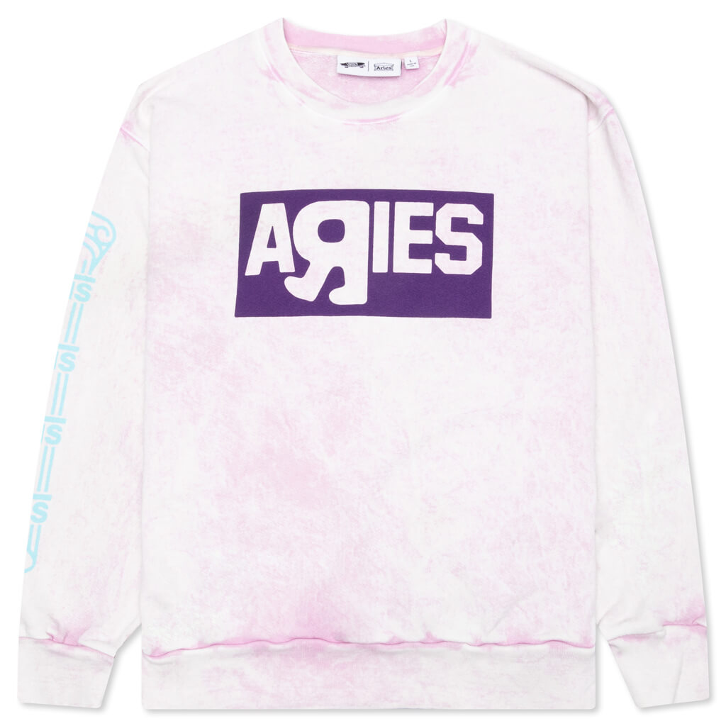 Aries Women's Crew Sweatshirt - Pink