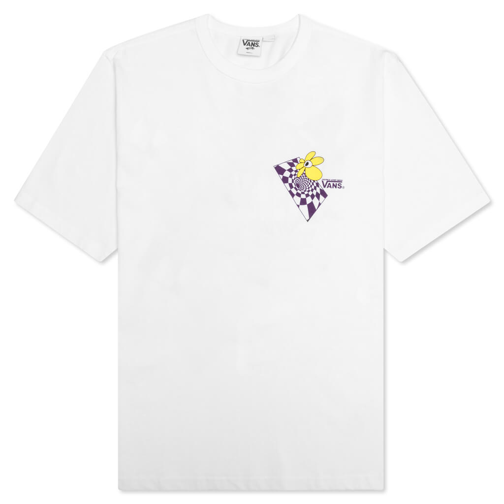 Perks And Mini Spiral Checkers S/S Tee - White
