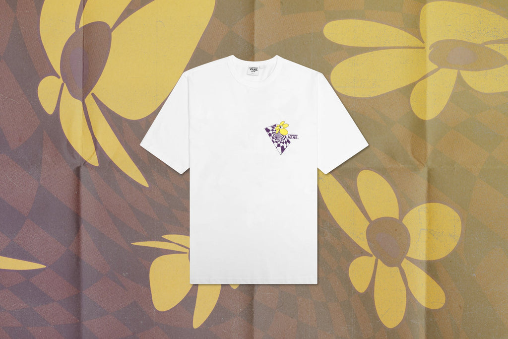 Perks And Mini Spiral Checkers S/S Tee - White