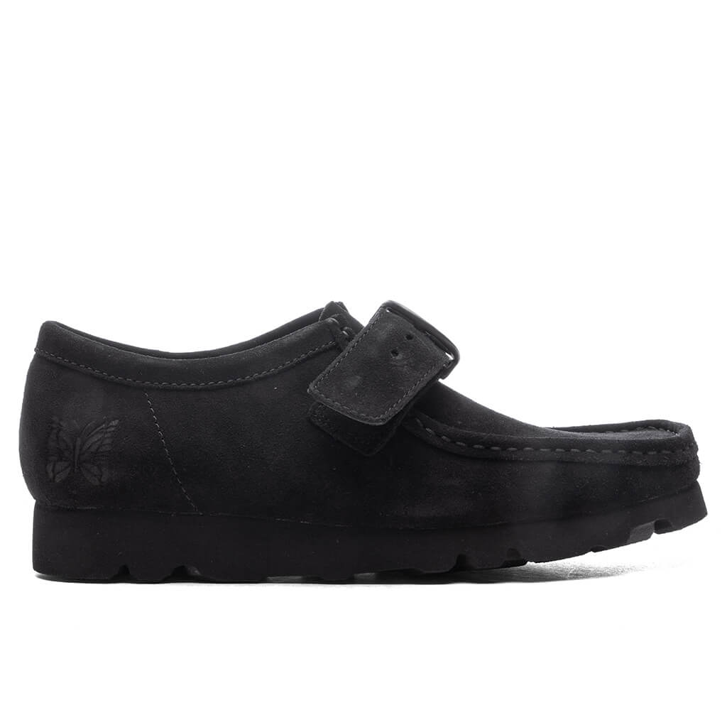 Clarks x Needles Walla Strap Lo Suede - Black