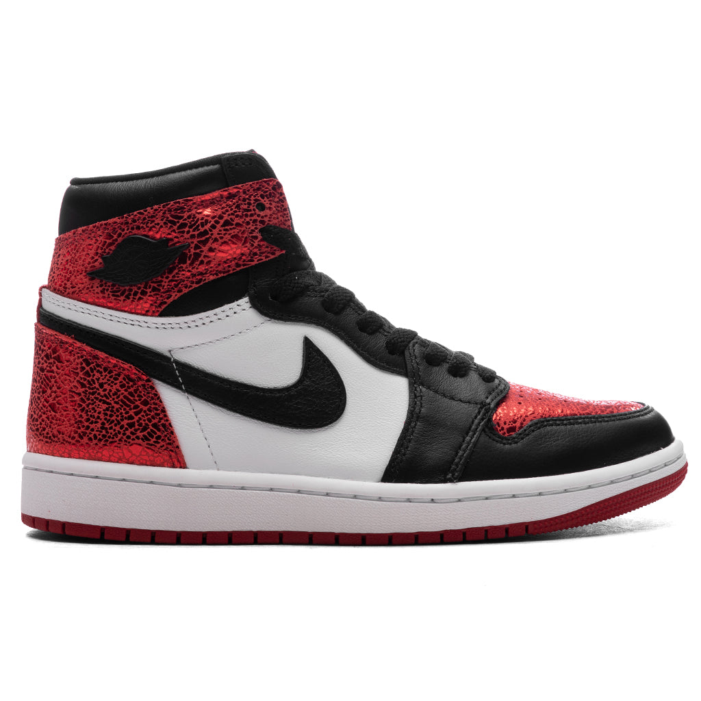 Women's Air 1 Retro High OG 'Ruby' - Varsity Red/Black/White