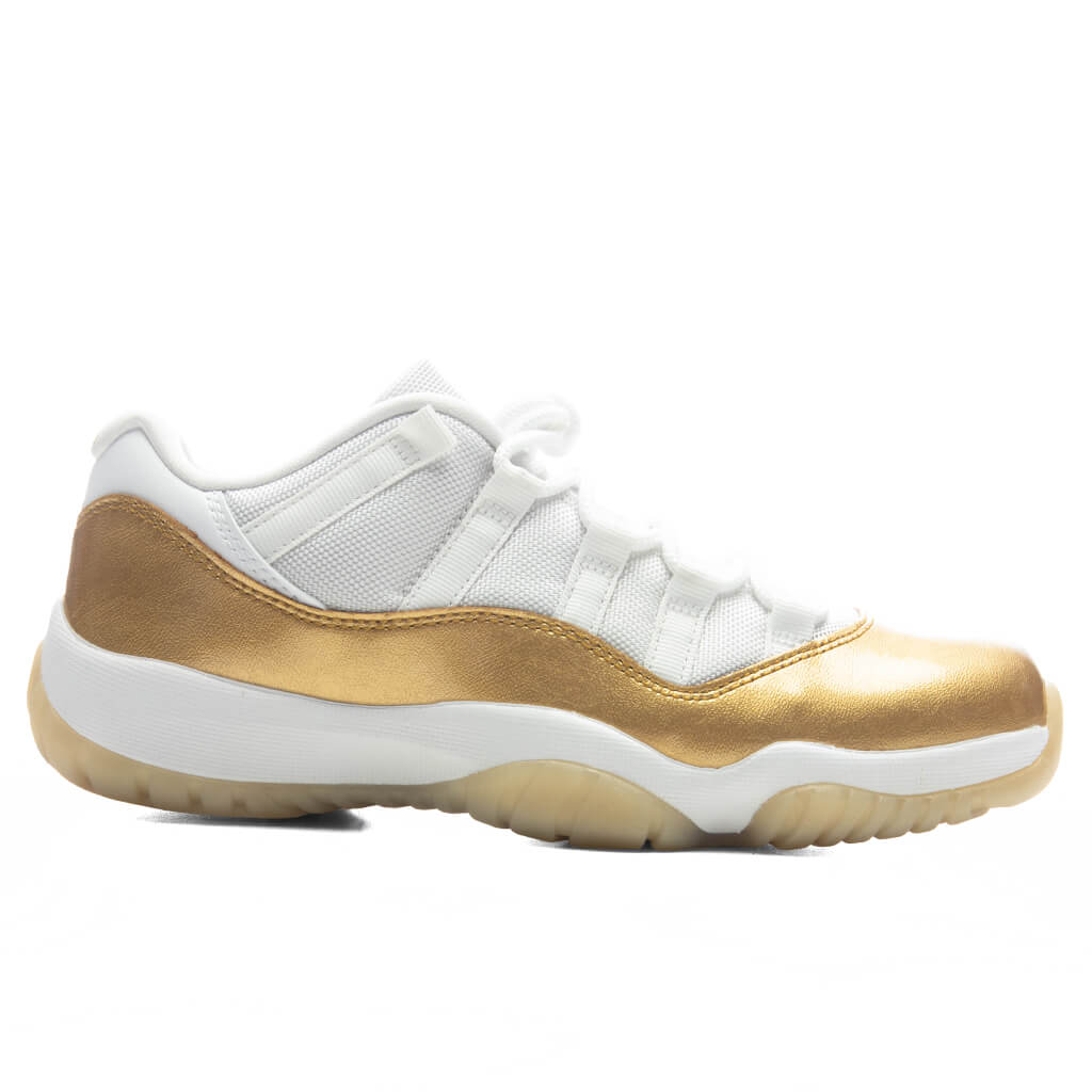 Women's Air 11 Retro Low 'Mother's Day' - White/Metallic Gold/Team Gold