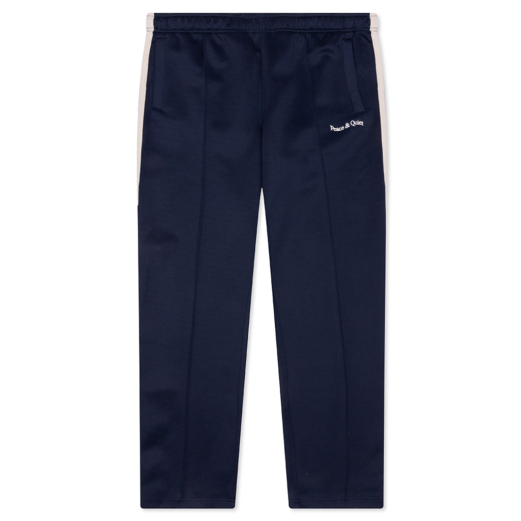 Wordmark Track Pants - Navy