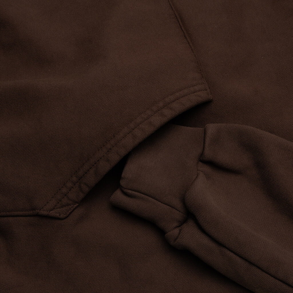 Wynn Logo Lock Up Hoodie - Bitter Chocolate