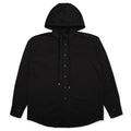 Oversized Fit Hoodie Shirt - Black