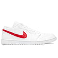 Women's Air 1 Low - White/University Red