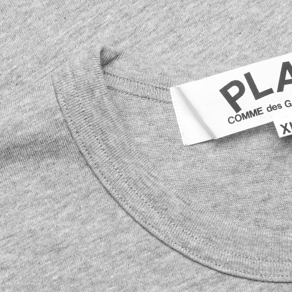 Inverted Text T-Shirt - Grey