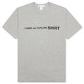 Front Logo S/S Tee - Grey