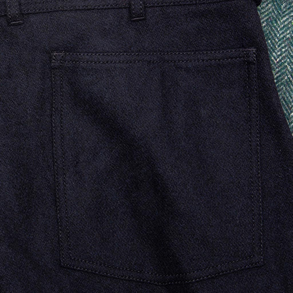 Woven Pants - Black/Green