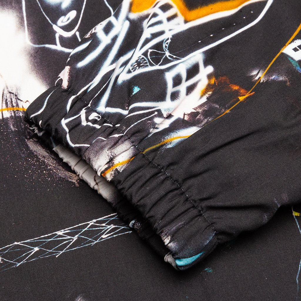 Futura Woven Print A Woven Blouson - Black