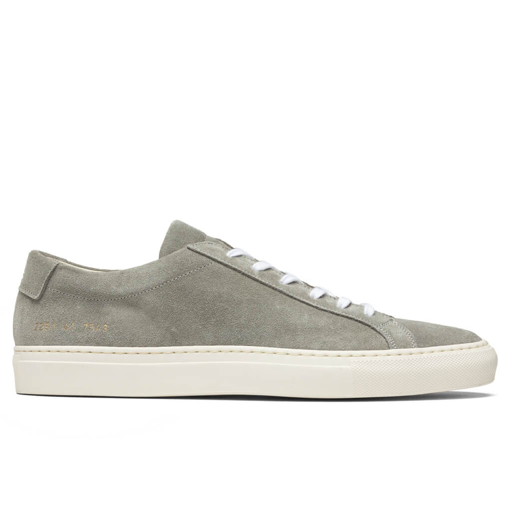 Original Achilles Low Suede Contrast Sole - Grey