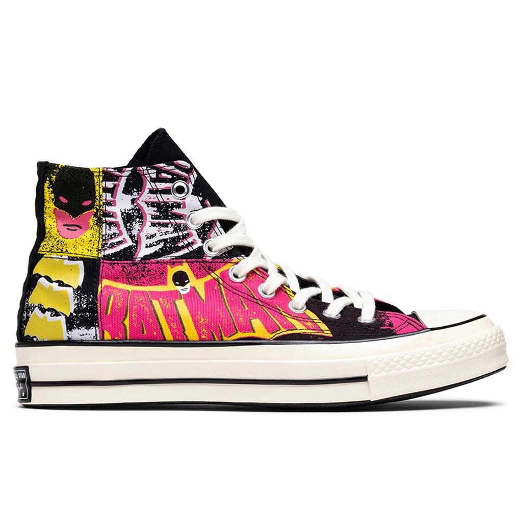 Converse x Batman Chuck '70 Hi - Black/Hot Pink