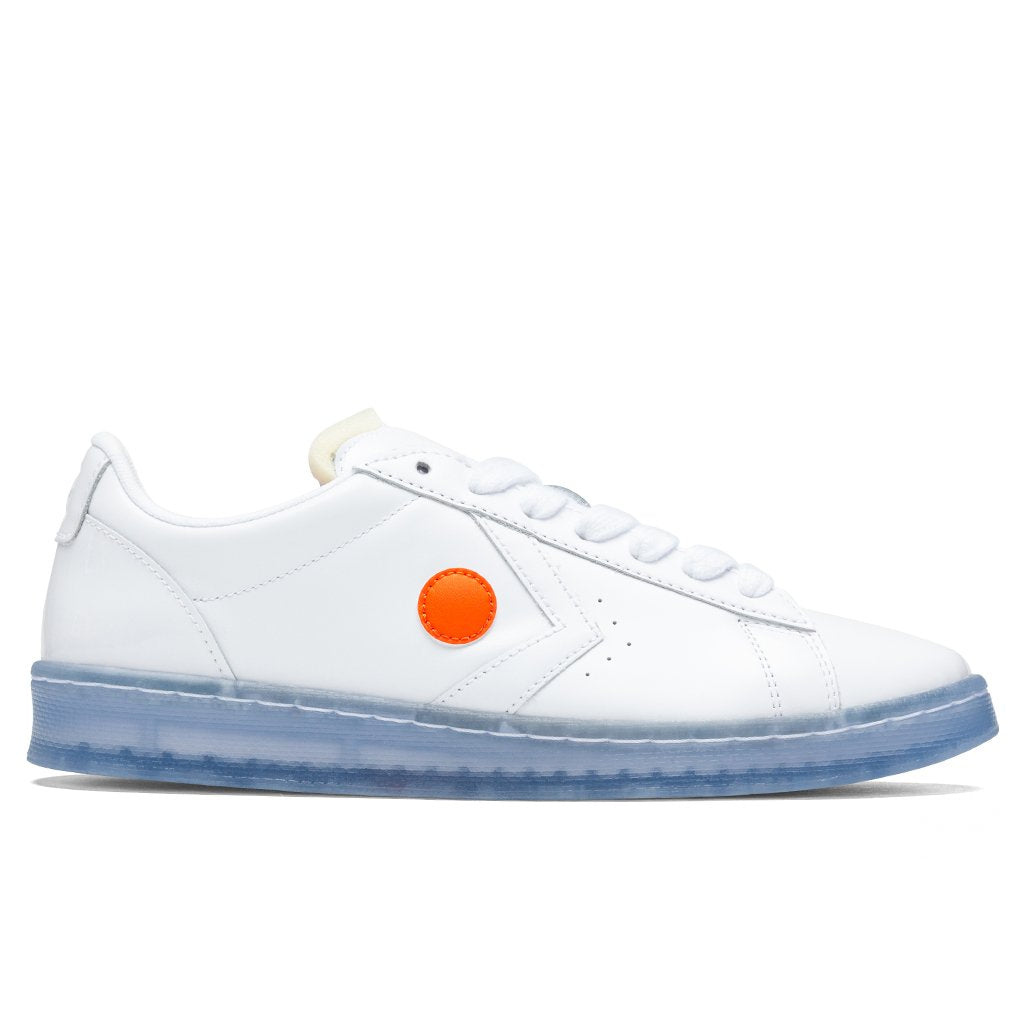 Converse x Rokit Pro Leather Ox "Orange Pop" - White/Optical White