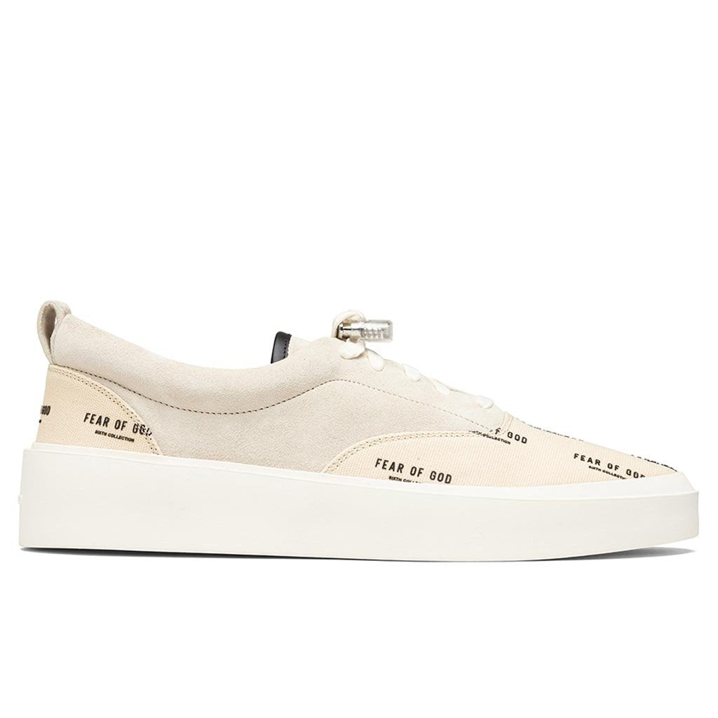 Fear Of God 101 Lace Up Sneaker - Bone/Cream/FOG Print