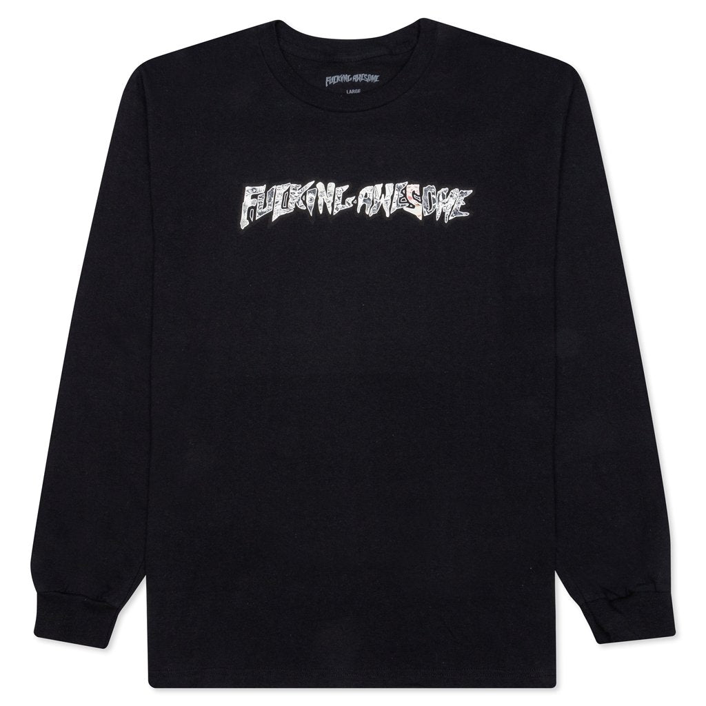 Actual Visual Guidance L/S Tee - Black