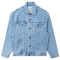 Guess Oversize Mountain Denim Jacket - Rivera Light Indigo