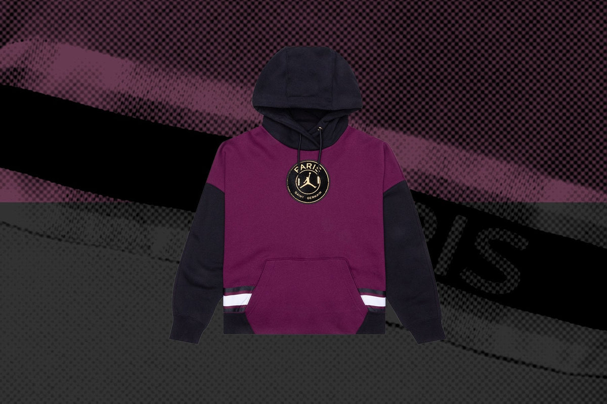 Paris Saint-Germain Women's Fleece Hoodie - Bordeaux/Black