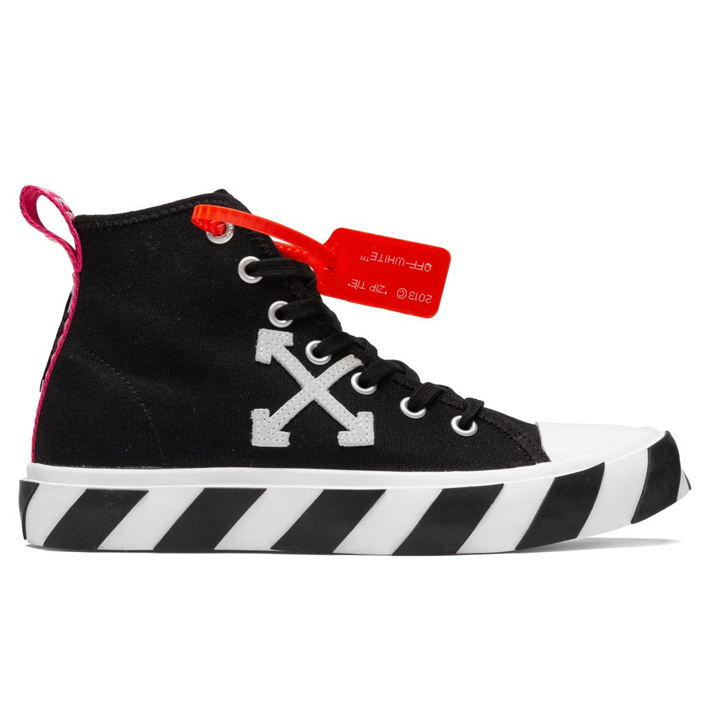 Mid Top Sneaker - Black/White