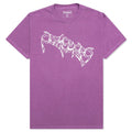 Vile Pigment Dye T-Shirt - Wine