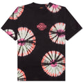 Floral Tie Dye Tee - Black