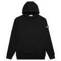 Cotton Hooded Sweatshirt - Black