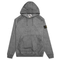 Dust Color Treatment Hoodie - Black Melange