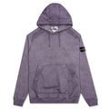 Dust Color Treatment Hoodie - Magenta Melange