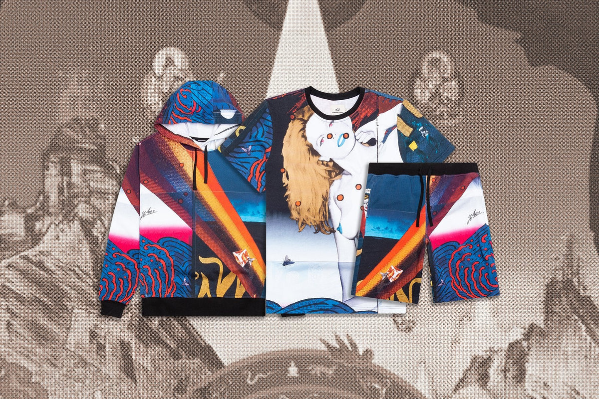 Yokoo Tadanori Hoodie - Blue Multi