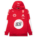Joshua Vides for Scuderia Ferrari Replica Hoodie - Rosso Corsa/JV CS